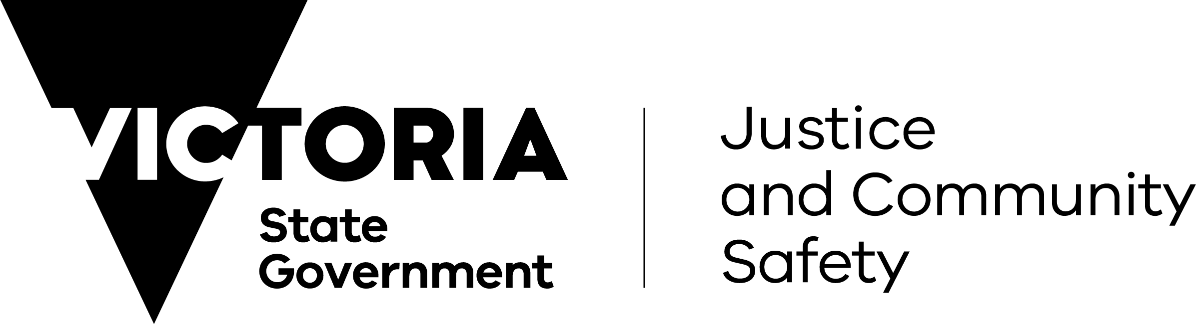 DJCS (Department of Justice and Community Safety) logo